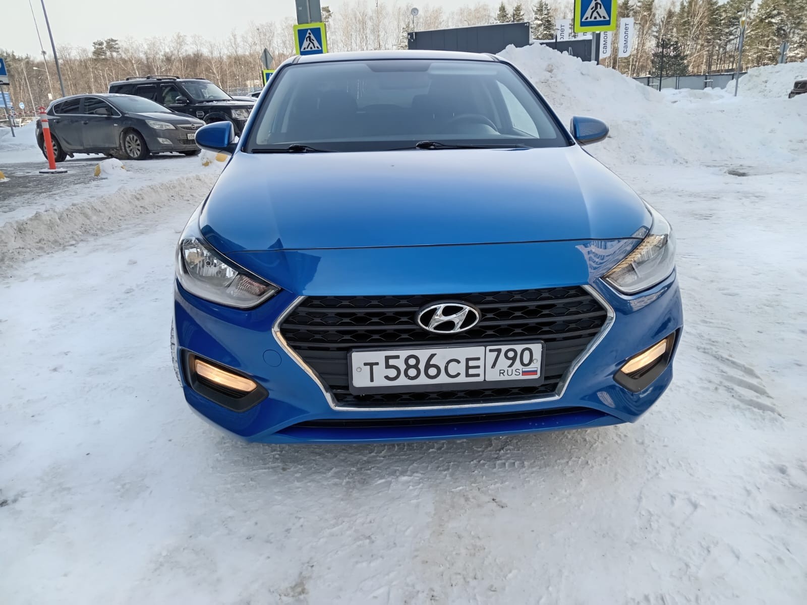 Hyundai Solaris Active Plus 1.6 АТ 2018 Синий в наличии